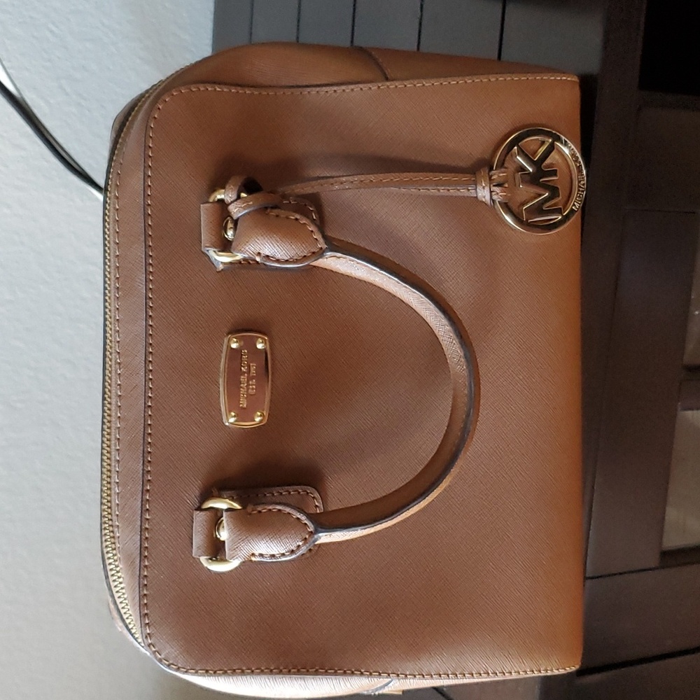 MICHAEL KORS Sandrine satchel leaather bag